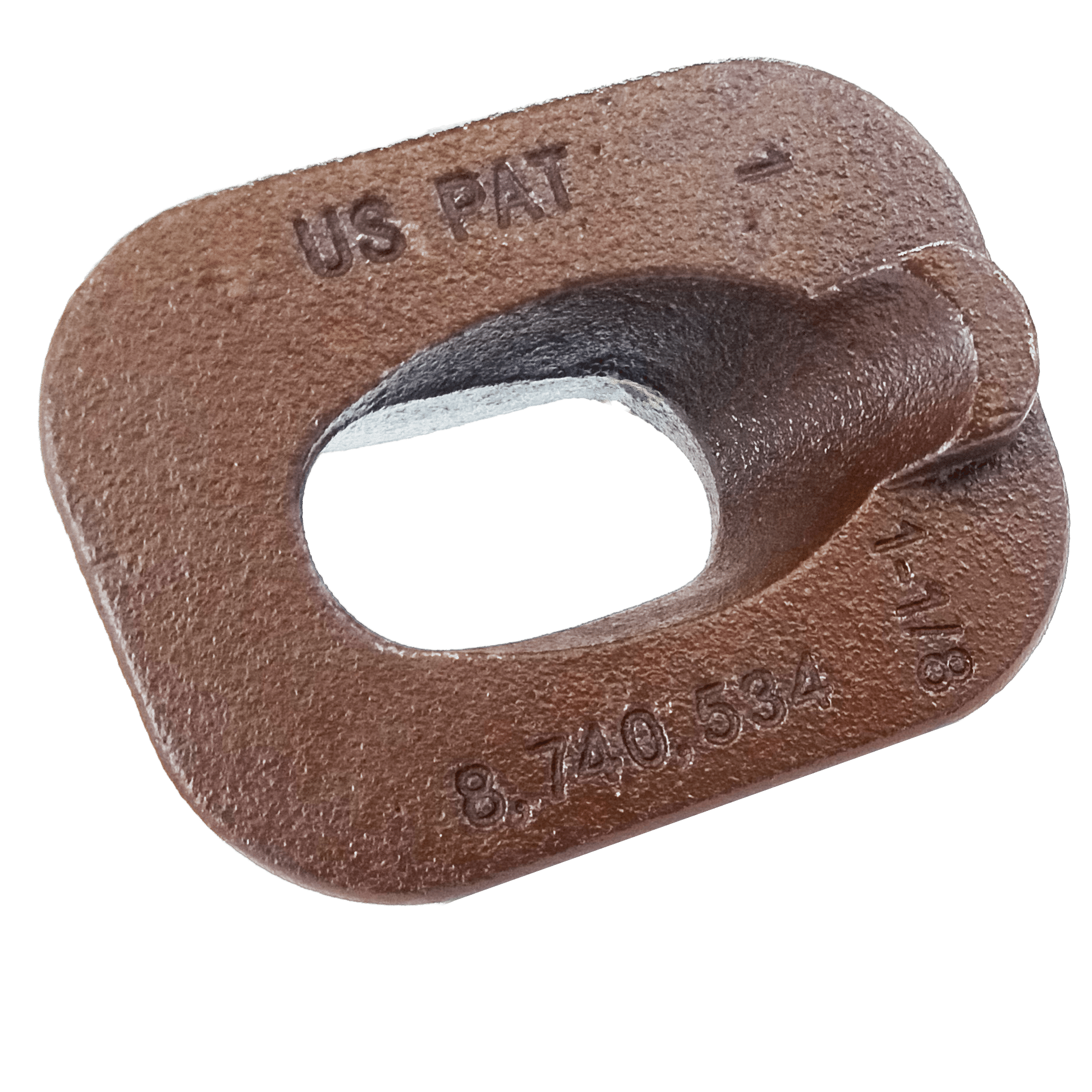 SWH1118.1-RP 1 - 1-1/8 Flanged Hillside Washer - Red